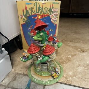 Enesco Vintage Puff the Magic Dragon Multi-Action Music Box